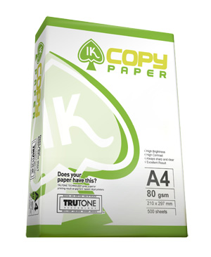 IK Copy paper A4 (80gsm) 5 reams/box