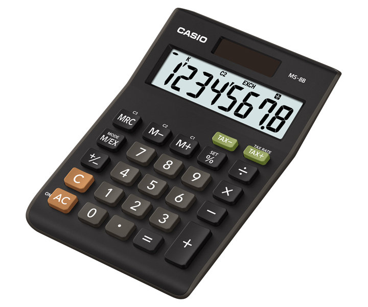 Casio MS-8F Desk Type Calculator  (8digits)