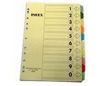 A4 color paper dividers (10 parts)