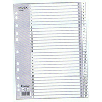 Comix IX899 A4  color Plastic  dividers (index 1-31)