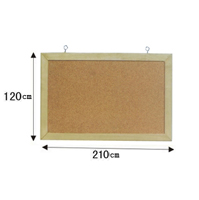 Nipon Wooden  Frame Corkboard (120Hx210W)cm
