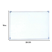 Nipon Single Side Ceramic steel surface Whiteboard (90Hx200W)cm