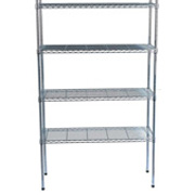 4 Layers mult-funtional Metal Shelf (82Wx46Dx140H)cm