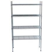 4 Layers mult-funtional Metal Shelf (90Wx30Dx150H)cm
