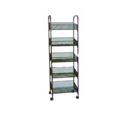 5 Layers mult-funtional Metal Shelf (167Hx54Wx38D)cm