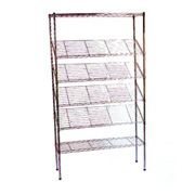 4 Layers mult-funtional Metal Shelf(180Hx100Wx30D)cm