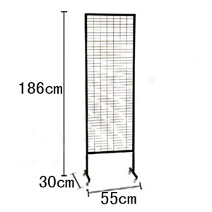 Double-sided hanging rack (with wheels / 55Wx30Dx186H) cm
