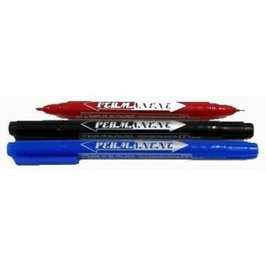 LOTUS 0615B Permanent Marker (2 head: Fine + Extra Fine)