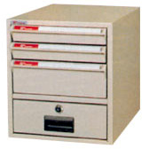 Shuter A4N-104K米色A4座檯文件櫃(263Wx343Dx297H)mm