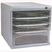 Deli 9794 Document Cabinet (4 drawers)(361Dx260Hx271W)mm (with l