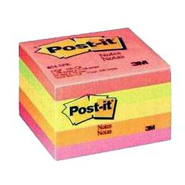 3M 654-5PK super sticky note 3"X3"