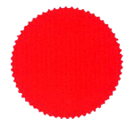 Red Sealing Label No.24 (54mm in Dia.) 24 pcs/pack
