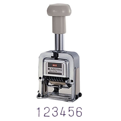 MAX N-607B Numbering Machine(6 digits )