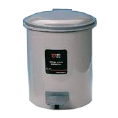 Circilar Rubbish Bin with cover(Dia.260x320mm)