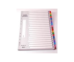 Certo A4  color Plastic  dividers (10 parts)