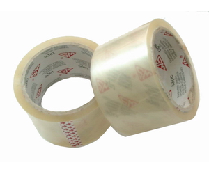 WS (red) Transparent Packing tape  (3"x45yd)