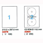 Aneos Computer Printing Label (100 sheets/box)