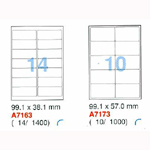 Aneos Computer Printing Label (100 sheets/box)