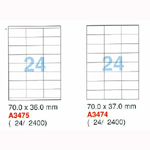 Aneos Computer Printing Label (100 sheets/box)