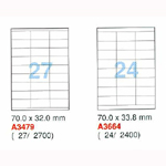 Aneos Computer Printing Label (100 sheets/box)