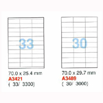 Aneos Computer Printing Label (100 sheets/box)