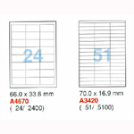 Aneos Computer Printing Label (100 sheets/box)