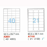 Aneos Computer Printing Label (100 sheets/box)