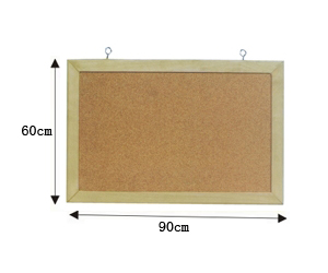 Nipon Wooden  Frame Corkboard (60Hx90W)cm