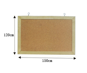 Nipon Wooden  Frame Corkboard (120Hx150W)cm