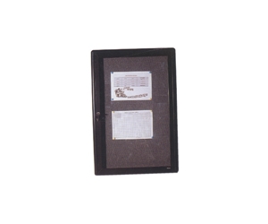 Aluminium Frame (Black) Single Door Display Board(60Hx90W)cm