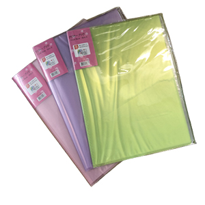 Color Transparent clear book  A4 (10pages)(DIY cover)