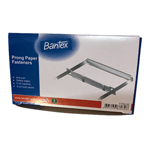 Bantex 11792 prong paper Fastener (50 pcs)