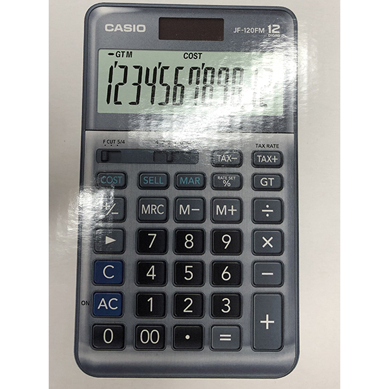 Casio JF-120FM Desk Type Calculator  (12digits)