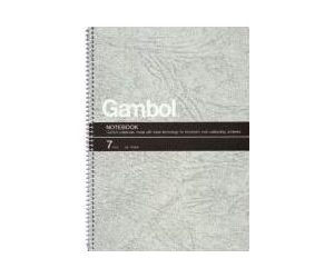GAMBOL S6007 螺旋裝訂筆記本 B5 179x252 100頁