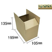 紙皮箱(雙坑/195長×105寬×135高mm) 100個裝