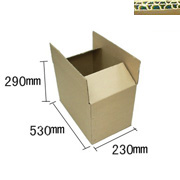 紙皮箱 (雙坑/530長×230寬×290高mm) 25個裝