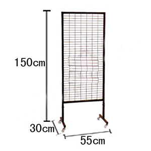 Double-sided hanging rack (with wheels / 55Wx30Dx150H) cm