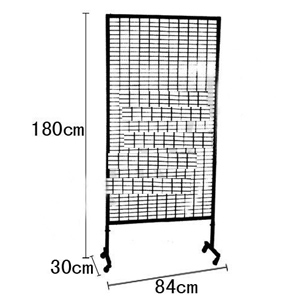 Double-sided hanging rack (with wheels / 84Wx30Dx180H) cm
