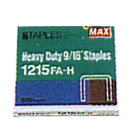 MAX 1215FA-H  staples  (23/15, 1000 pcs/box)