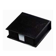 leather cube dispenser (95x95x25mm)