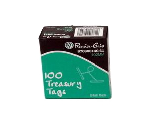Premier-Grip Treasury Tag (102 mm/100pcs/box)