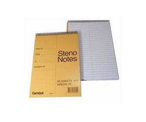 GAMBOL S6090 Note book  6\"x9\" 80 pages
