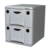 INTELLI FS-1013 CD櫃(2大層) 282x363x340mm