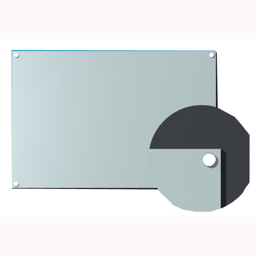 玻璃白板 90x120cm(8mm厚)