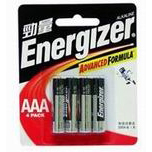 Energizer AAA 鹼性電池 (4粒 / 排)